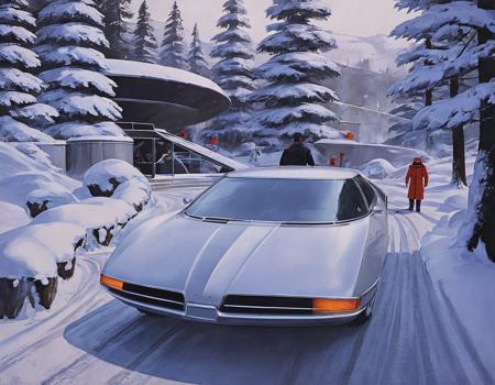 Syd Mead SDXL 1.0 Art Style LoRA