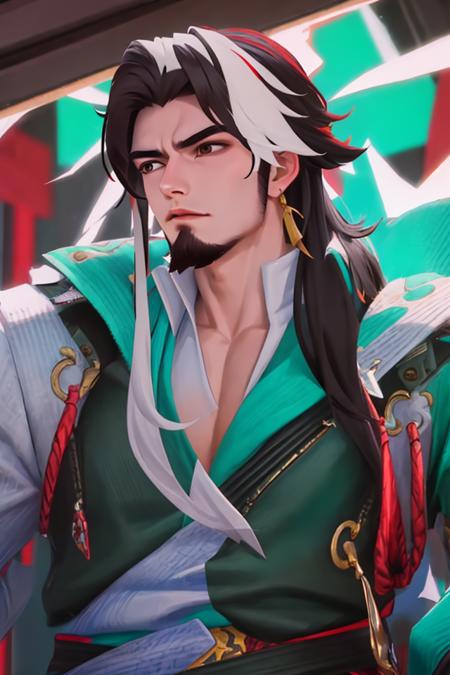 Gaun yu(关羽-百相守梦)---王者荣耀/Honor of kings版本v1.0(经典折中版) (ID: 61143)