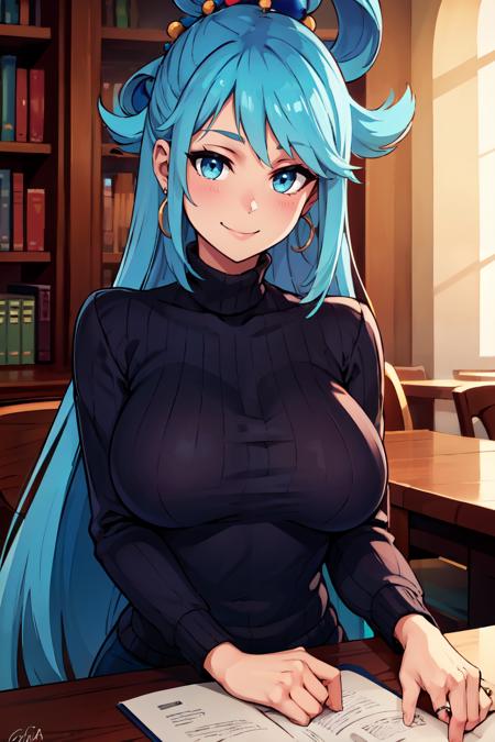 Aqua: Axis Goddess | アクア (Konosuba) [Pony & SD1.5]