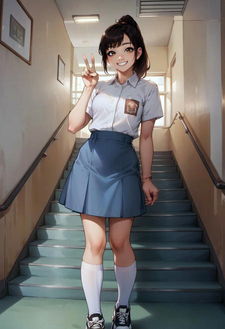 Indonesian High School Uniform