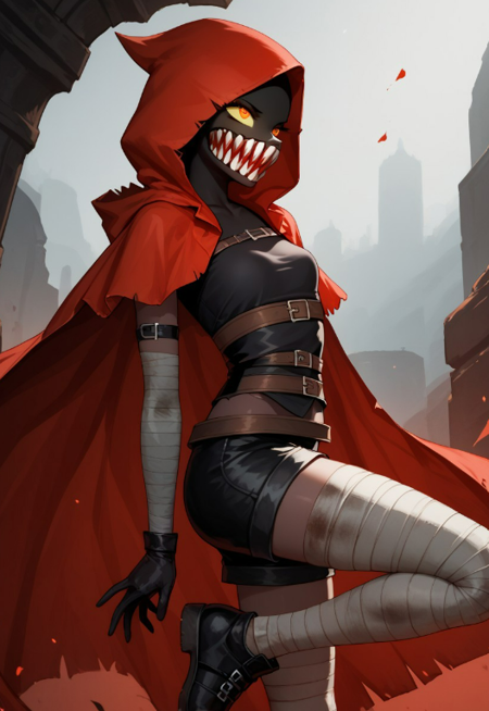 [PONY] little red riding hooded mercenary (Library of ruina / Lobotomy corporation)