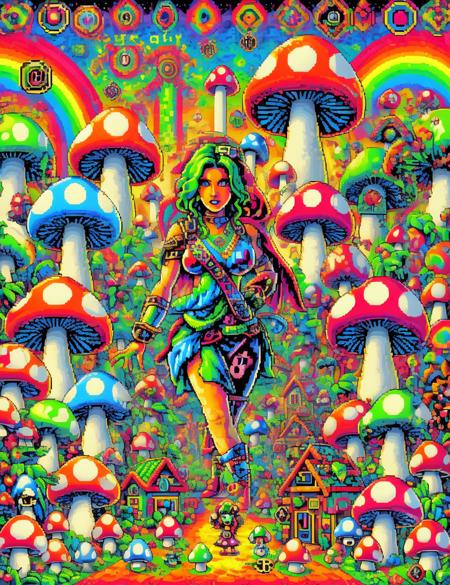DonM - Shroom Kingdom 8bit [SD,SDXL,Pony]