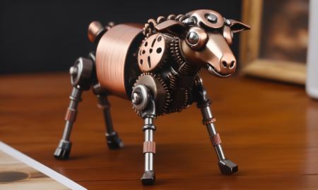 XL Realistic vintage mech art style