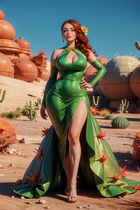 Cacti Dress