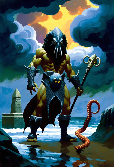 Pulp fantasy visual element wildcards