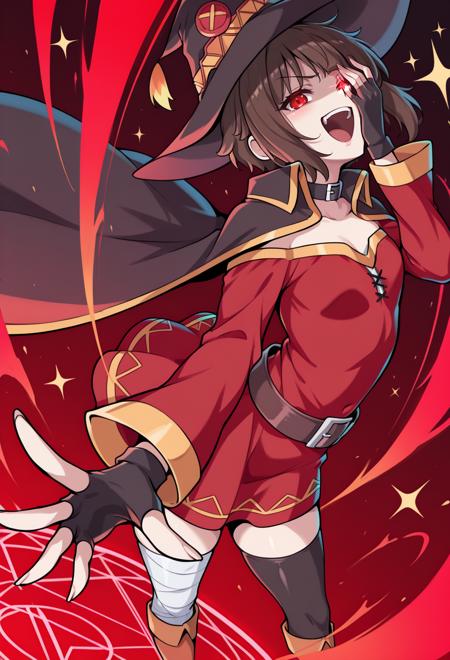 Megumin ~ KonoSuba (Kono Subarashii Sekai ni Shukufuku wo!) [2 Outfits]【Illustrious+Pony】