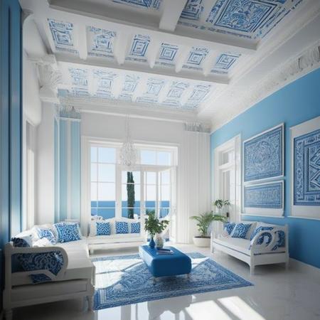 Greek style interior design