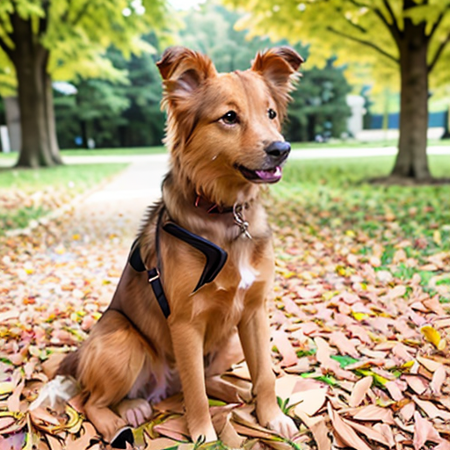 Cute dog Shelti