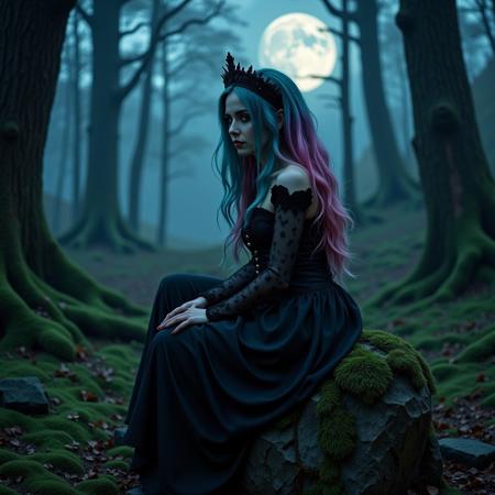 female goth, emo, punk, alt, scene