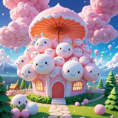 The world  marshmallows