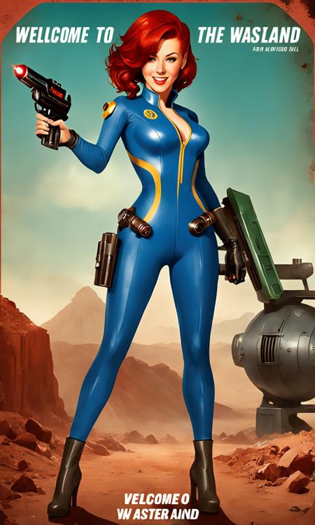 Fallout Pin-Up Posters SDXL ( Concept)