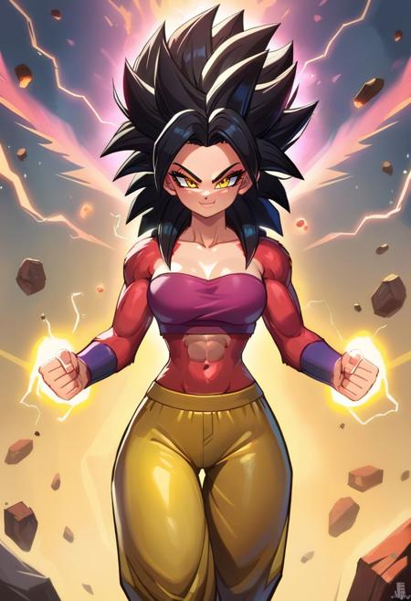 Caulifla Super Saiyan 4 Form (Dragon Ball Super) [Pony]