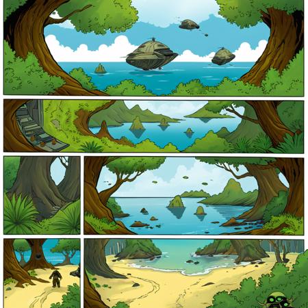 Comic Book Page style XL + F1D