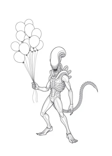 Xenomorph / Alien - Flux1.D & SDXL
