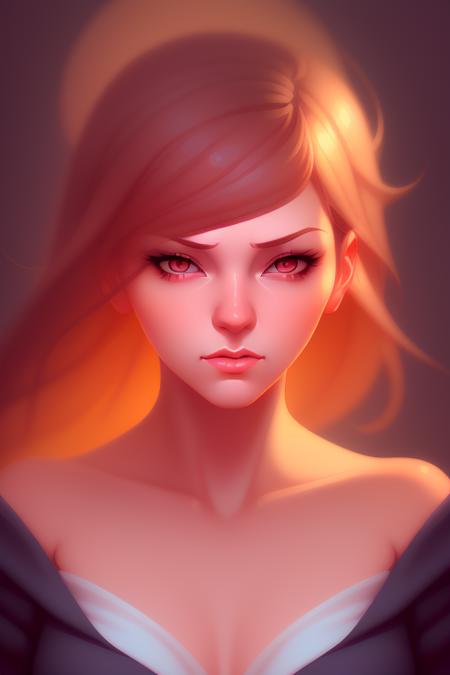 frowning