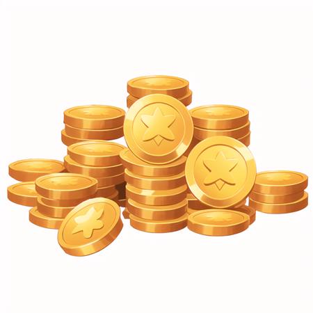 Treasure Chest宝箱 金币 欧美卡通风格UI
