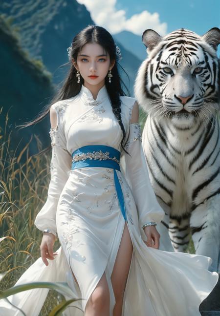 绪儿XL-猛虎下山 xuer White tiger