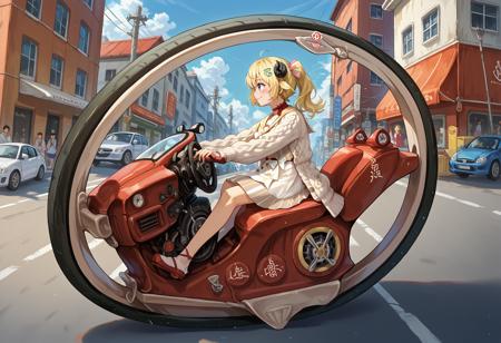 Monowheel | Concept Lora | [Pony XL]