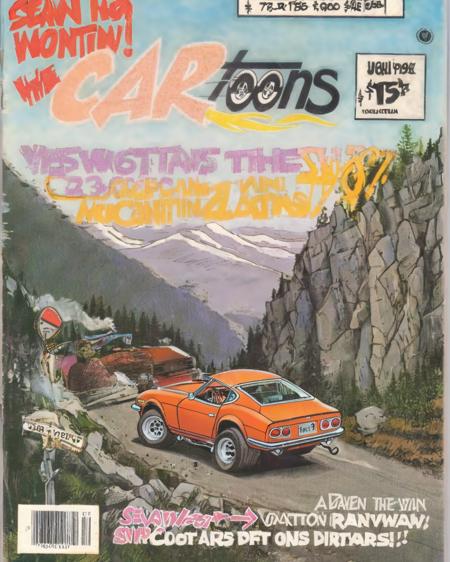 Cartoonz Car Magazine SDXL