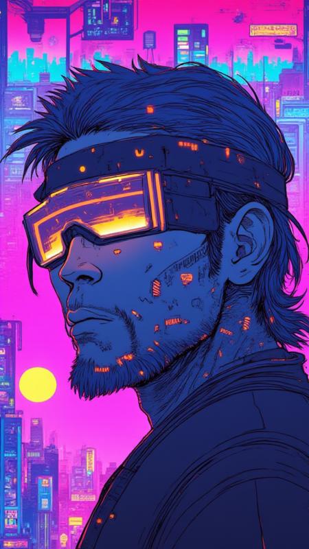 Cyberpunk Anime Style