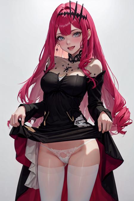 [LoRa] White pantyhose & Black dress Set (Heavyrain) Arknights Clothing
