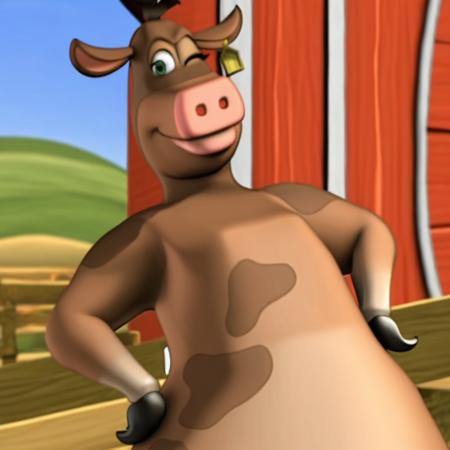 Bessie the cow (Barnyard)
