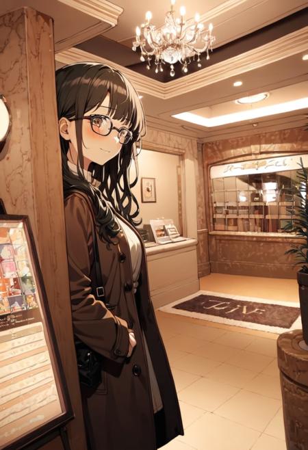 ラブホテルのエントランス Entrance of lovehotel SDXL