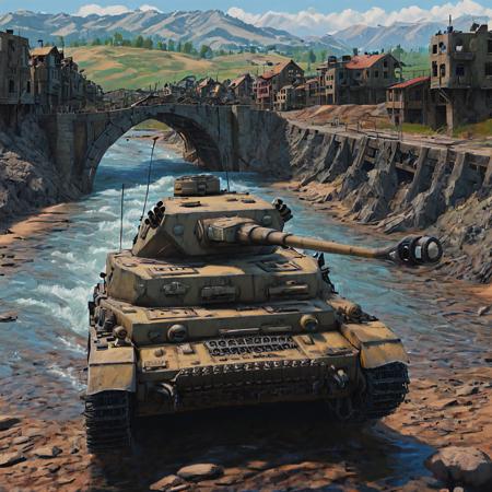 Panzer IV G Tank (SDXL)