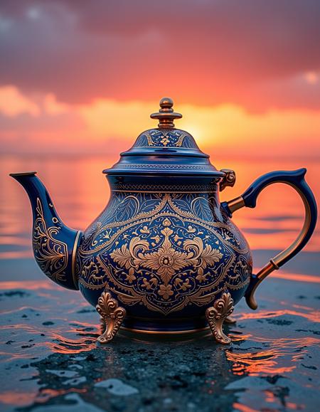 moroccan teapot Flux