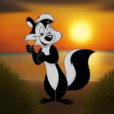 Pepé Le Pew - SDXL版本v1.0 (ID: 574766)