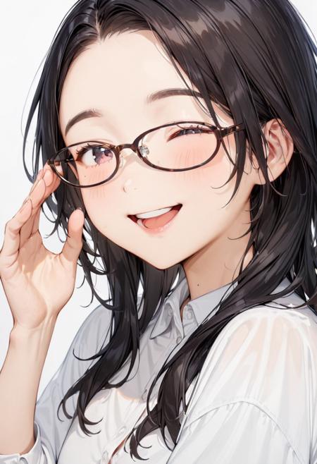 oval cell frame glasses2 SDXL