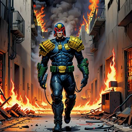 Judge Dredd Comic Style (SDXL)