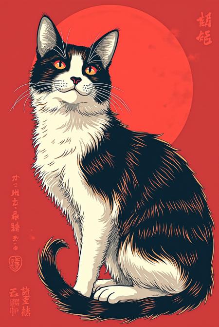 Japanese Graphic Art Style FLUX