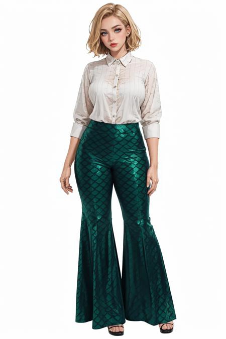 Mermaid Bellbottom Pants