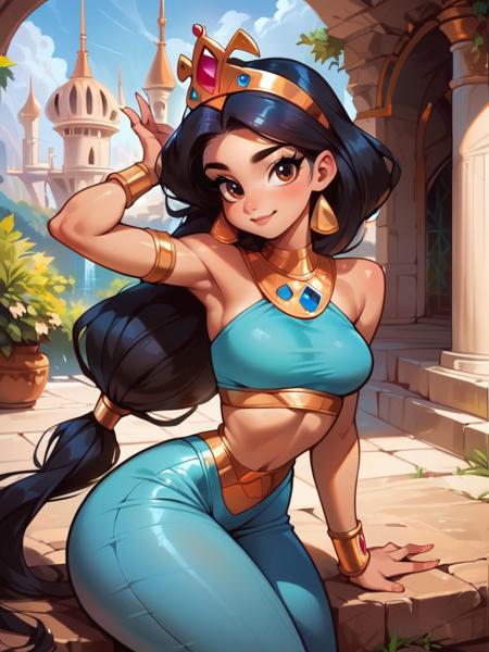 Jasmine (Aladdin) Disney Princess - SD 1.5 | XL PONY - by YeiyeiArt