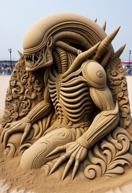 Sand Sculpture Sculptor [FLUX]