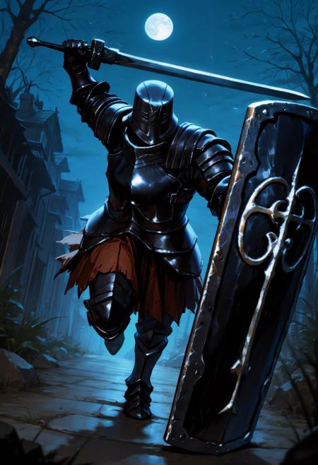 Black Iron Tarkus [Illustrious & Pony • Dark Souls]