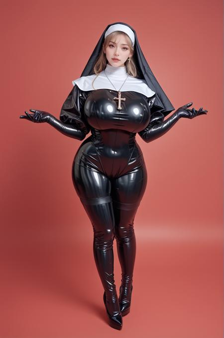 Latex Nun Black (Pony / SD1.5)
