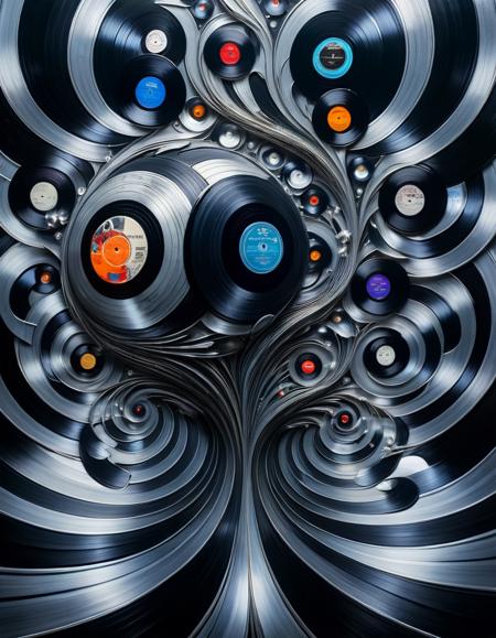 Vinyl Records Style [SDXL]