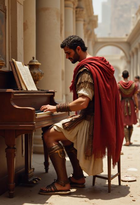 FLUX LoRA Fiction Julius Caesar
