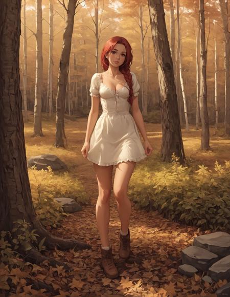 Milkmaid Dress [Pony, Illustrious]