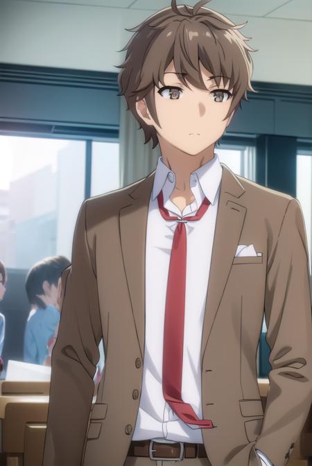 Sakuta Azusagawa (梓川 咲太) - Aobuta: Rascal Does Not Dream of Bunny Girl Senpai (青春ブタ野郎はバニーガール先輩の夢を見ない)
