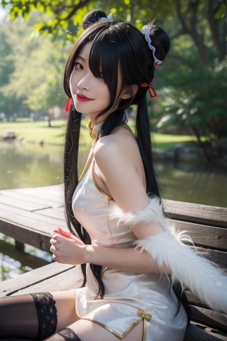 时崎狂三 旗袍 tokisaki kurumi chinese clothes