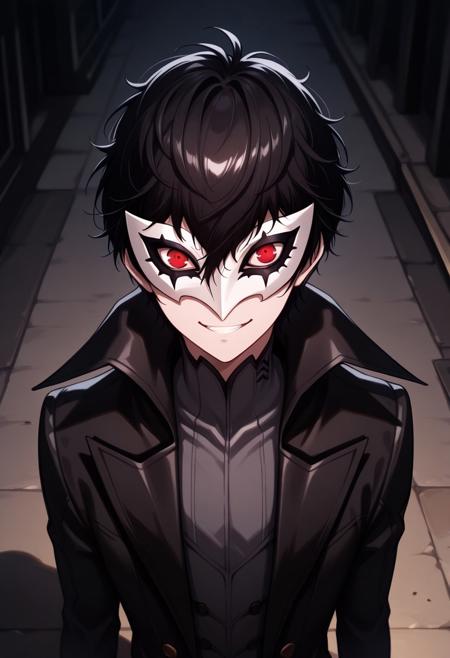 Ren Amamiya / Akira Kurusu / Joker / MC - Persona 5 (Commission) - Pony + Illustrious