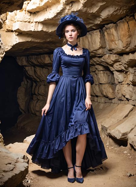 Ruffled Dress / Classic Style XL