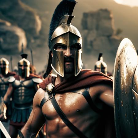Spartan warrior cinematic style (300) XL + F1D