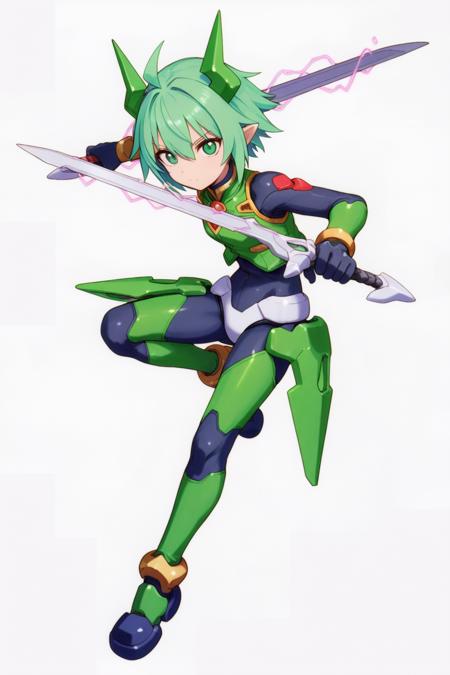 IL Megaman Zero Style Character Design