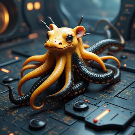 Cephalyra - Human/Squid hybrid - FLUX