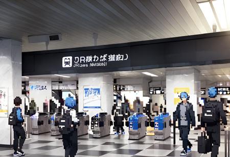 JR大阪駅御堂筋口 Midosuji Exit of JR Osaka Station SDXL