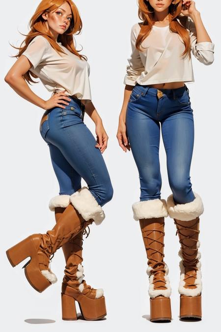 Demonia Cult Camel-311 Platform Boots